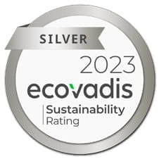 Strieborná medaila EcoVadis 2023