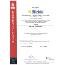 Certifikát DIN ISO 45001